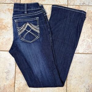Ariat Jeans Real Denim Low Rise Boot Cut Womens Jeans Size 31R